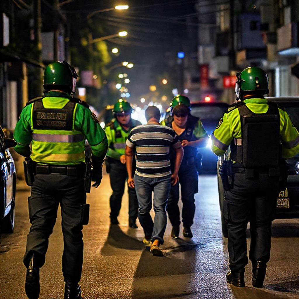 Estos hombres fueron sorprendidos de compras con t