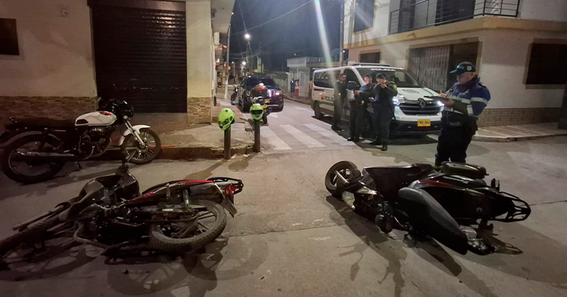 Accidente de tránsito entre dos mujeres terminó co