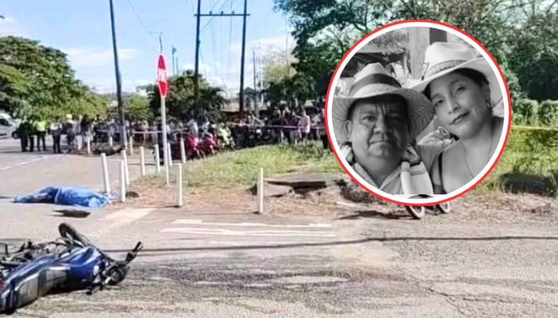 Reconocido comerciante y su esposa perdieron la vi