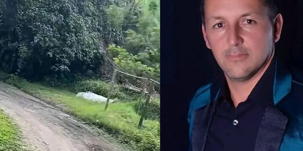 Cantante murió sepultado por un derrumbe en la vía