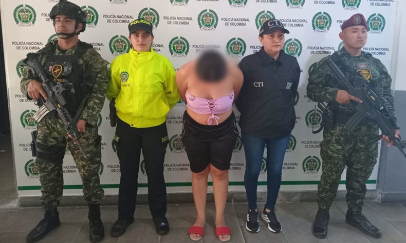 Condenada por extorsión fue capturada en El Espina