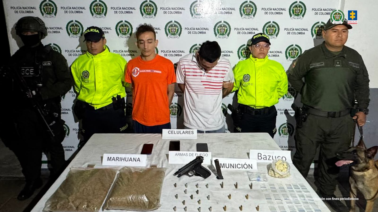 Envían a prisión a dos presuntos expendedores de d