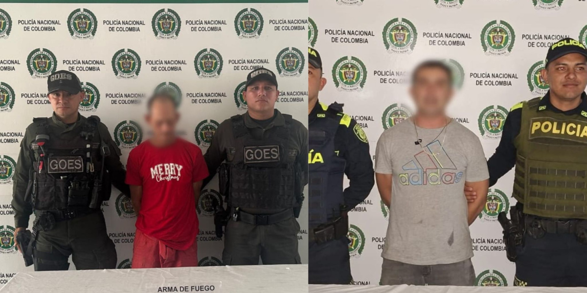 Los pillaron disparando al aire: llevaban revólver