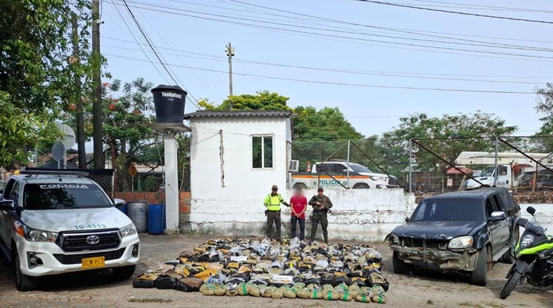 Más de 800 kilos de marihuana fueron incautados en