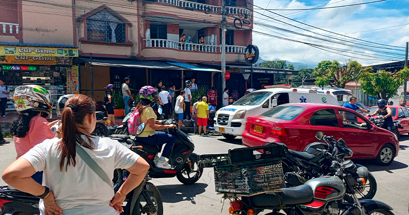 Niño fue arrollado por una motocicleta luego de sa
