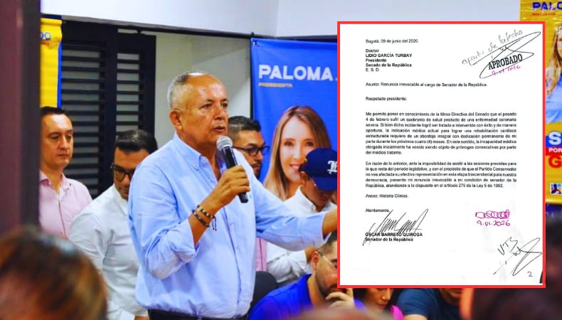 Por motivos de salud, Óscar Barreto renunció de fo